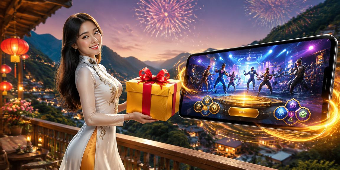 Người dùng tại Sapa theo dõi esports và cá cược trực tuyến với trang phục áo dài